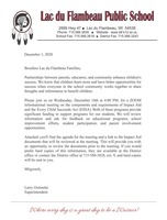 Impact Aid and ESSA Public Meeting Notice